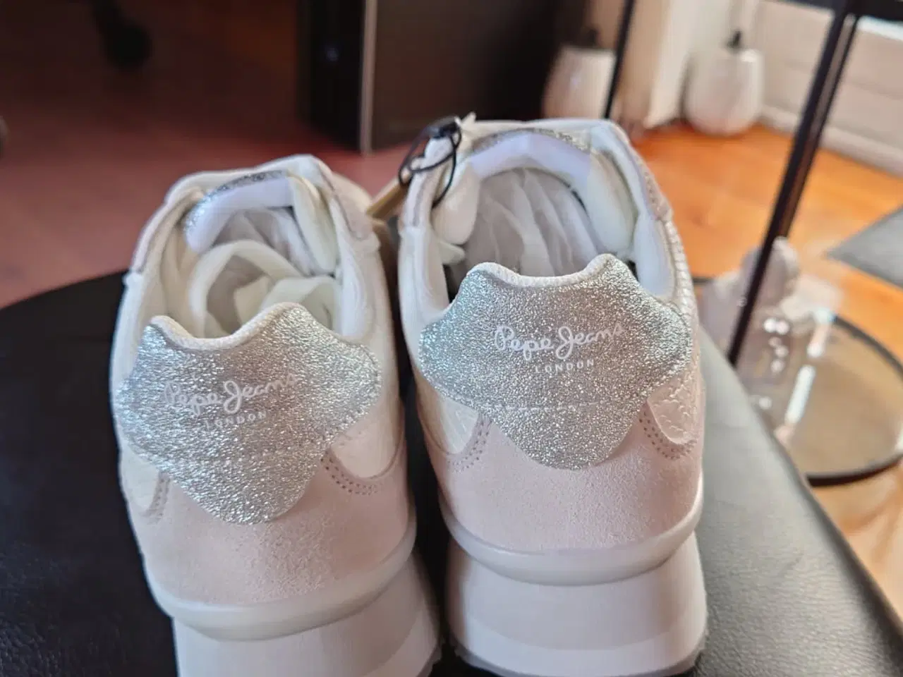 Billede 4 - Rusper Shine hvide sneakers  str. 39 