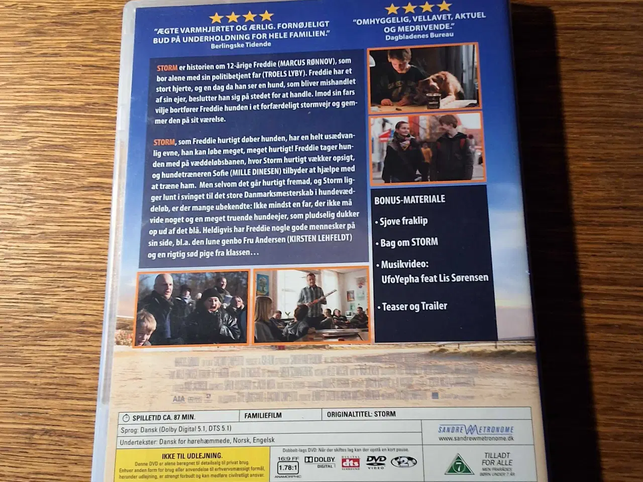 Billede 2 - STORM DVD-familiefilm med dansk tale og tekst 