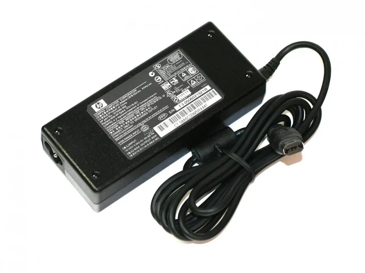 Billede 1 - HP Compaq 90W 18.5V 4.9A strømforsyning med Multipin - Original