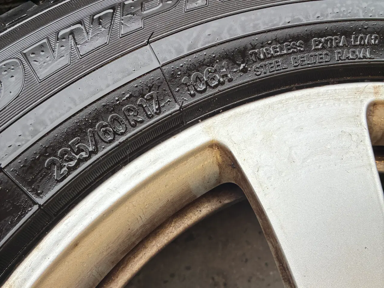 Billede 4 - Originale Mercedes alufælge med gode vinterdæk