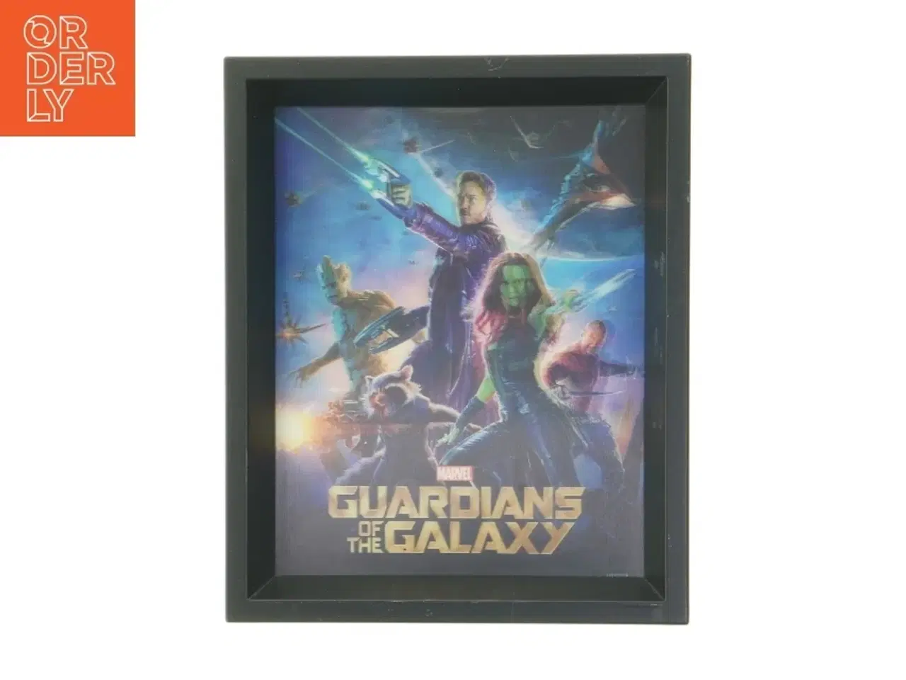 Billede 1 - Guardians of the Galaxy billede i ramme fra Marvel (str. 29x24 cm)