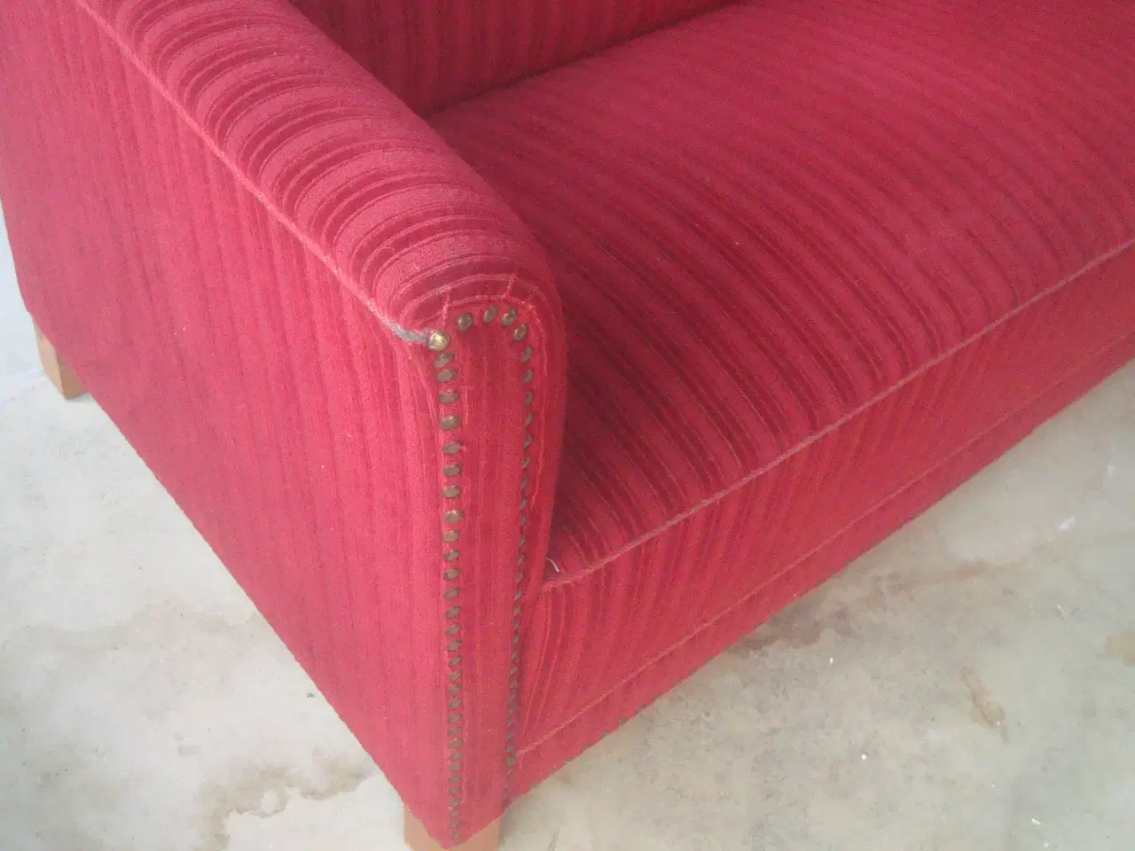Billede 2 - sofa, RETRO, 0VERPOLSTRET, rigtig fin stand, 
