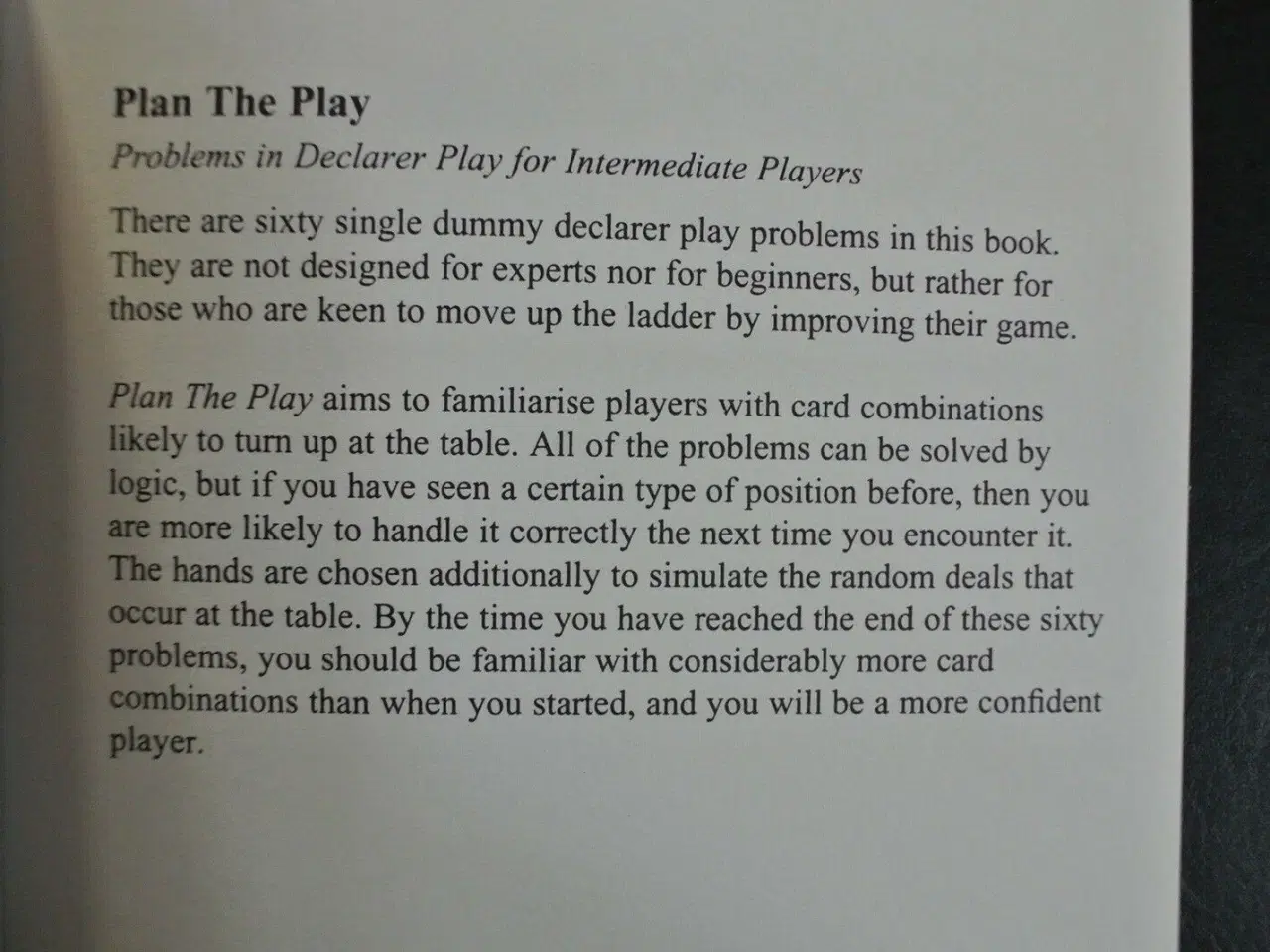 Billede 2 - plan the play - bridge, by dave huggett and stephe