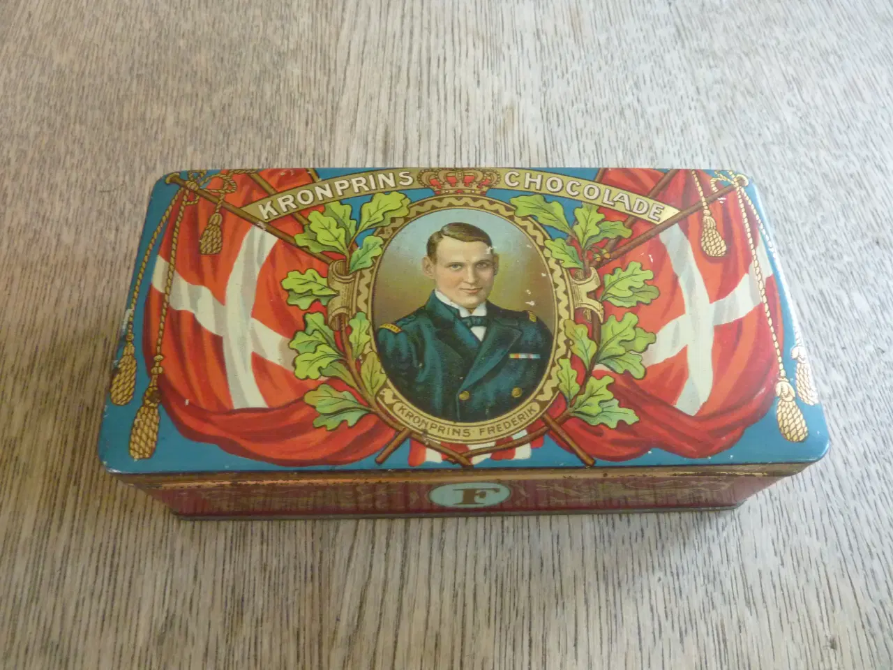 Billede 1 - Dåse, Kronprins Frederik 9. 