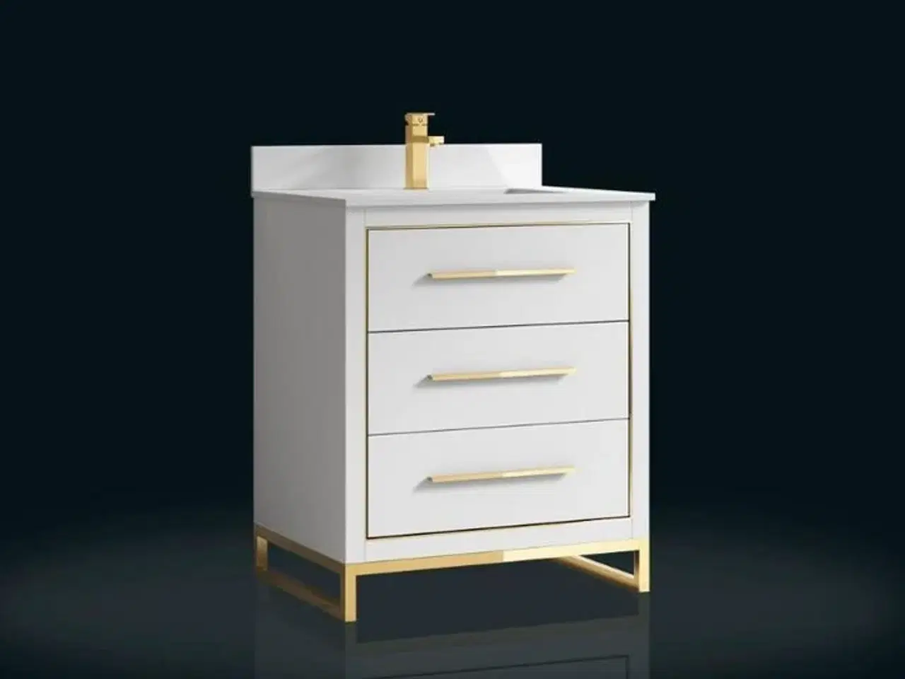 Billede 1 - Baderumsmøbel, Colombia, White, 80