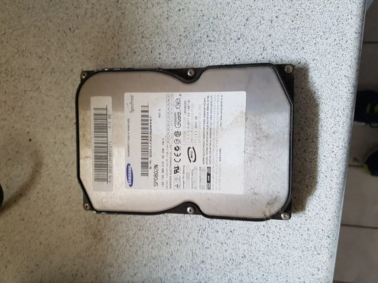 Billede 2 - 80GB 3.5" Samsung harddisk.