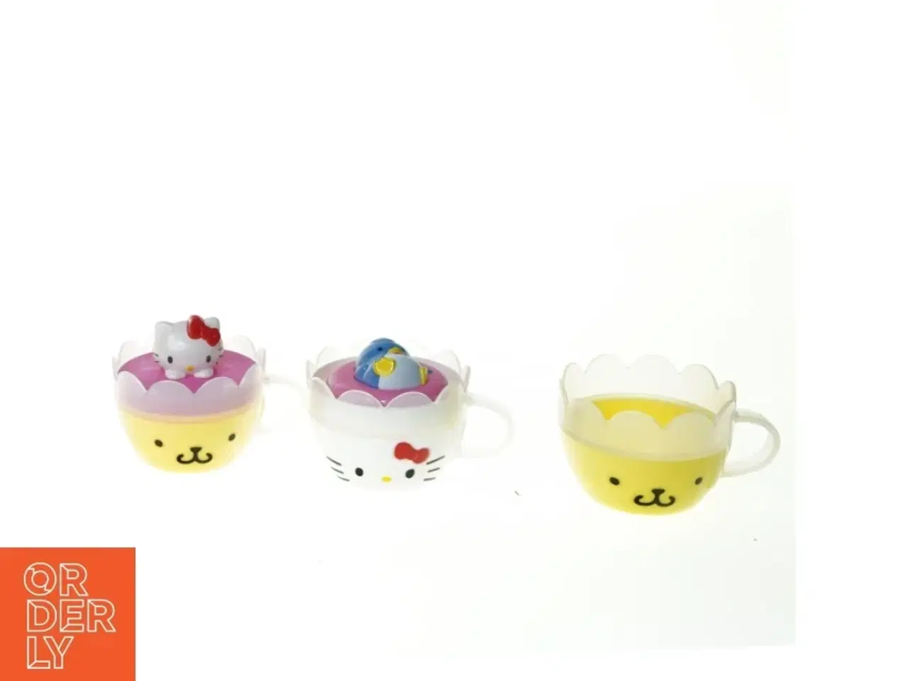 Billede 1 - Kopper med Hello Kitty motiv fra Sanrio (str. 7 x 5 cm)