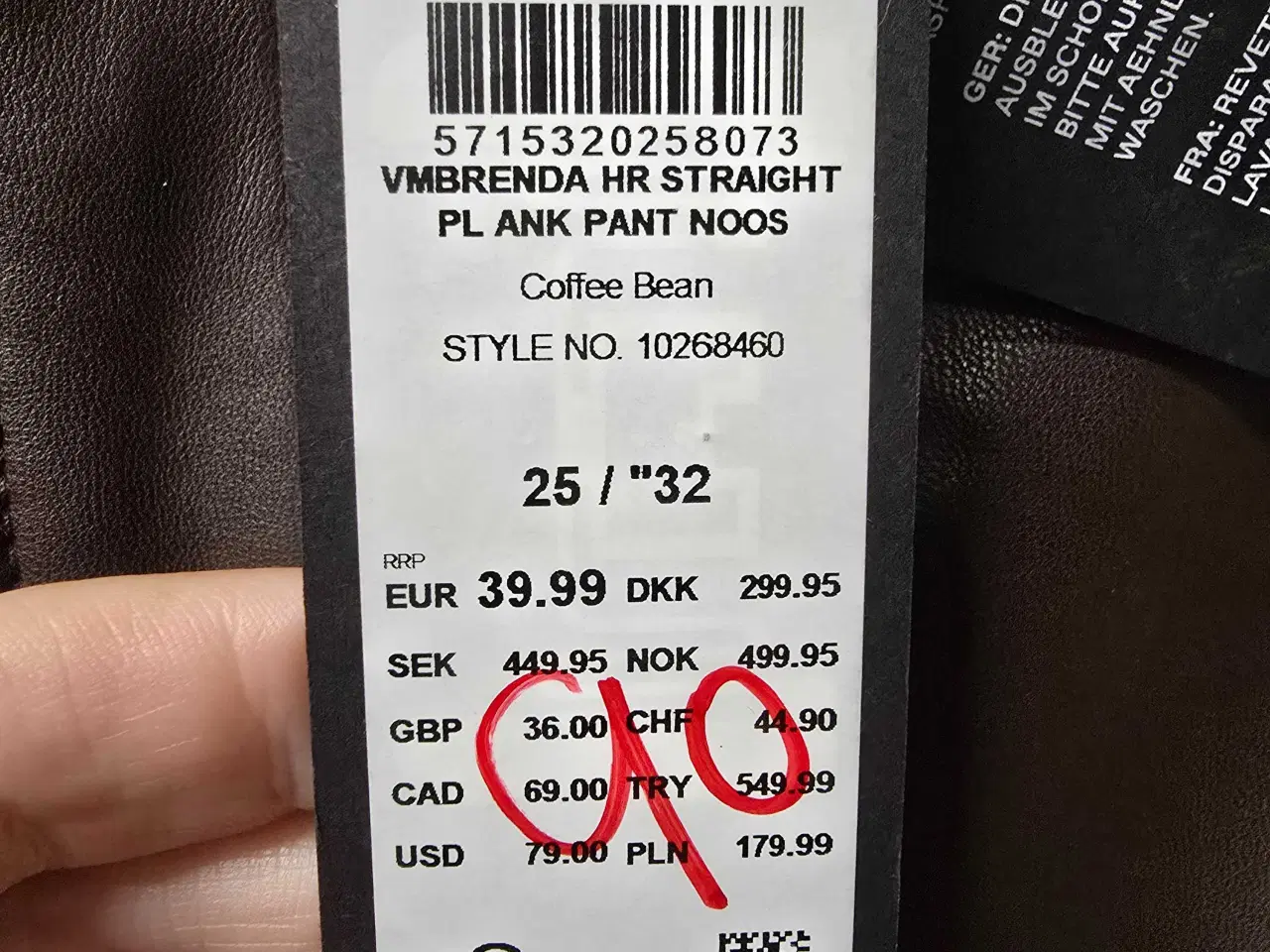 Billede 6 - Læderbukser fra Veromoda 