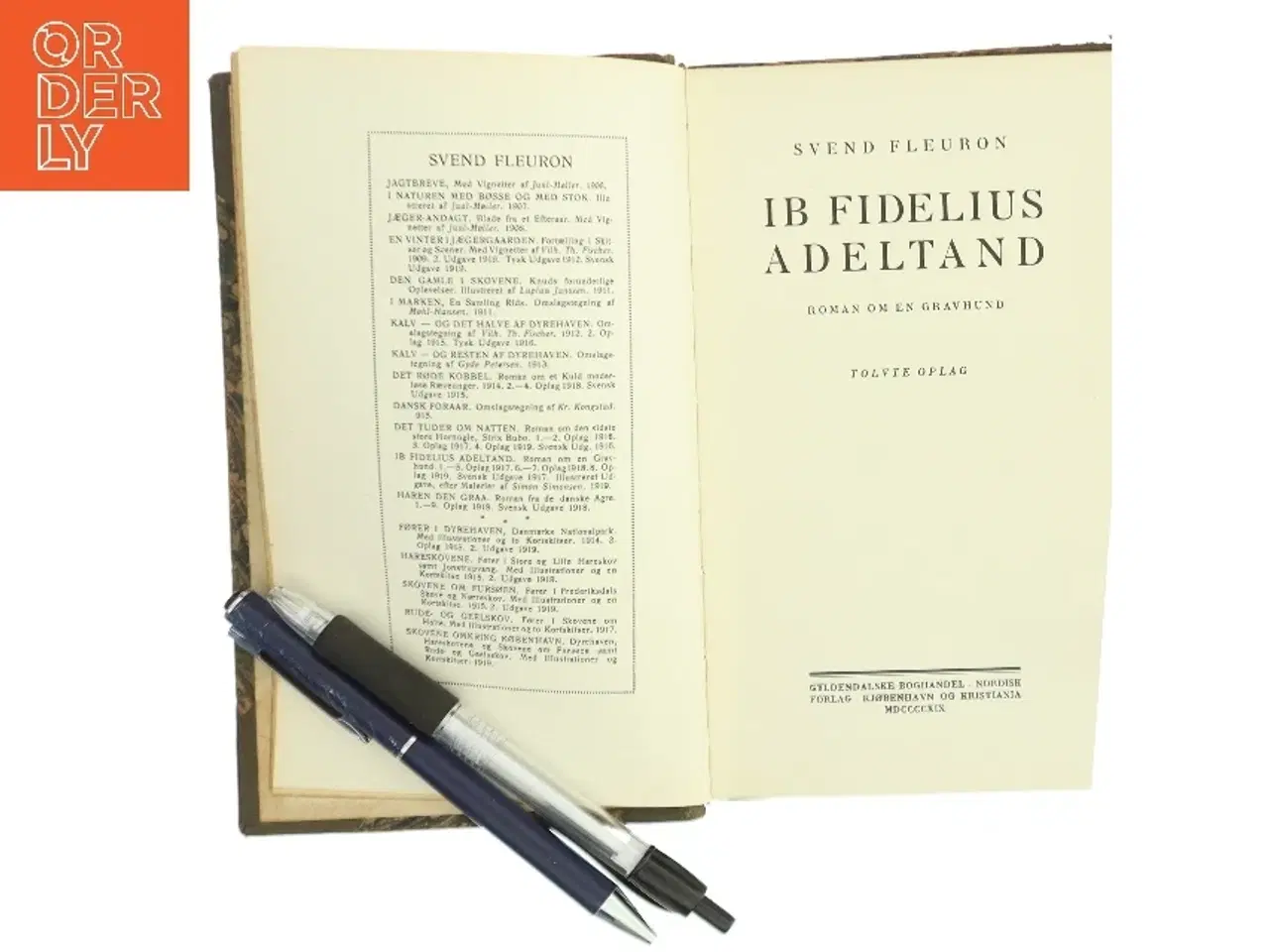 Billede 1 - Ib Fidelius Adeltand af Svend Fleuron (Bog)