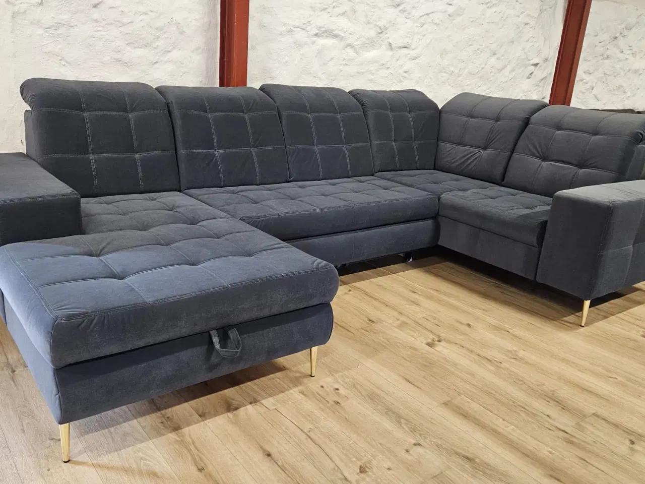 Billede 1 - Stue Sofa AMBER med Sovefunktion/Sengeboks