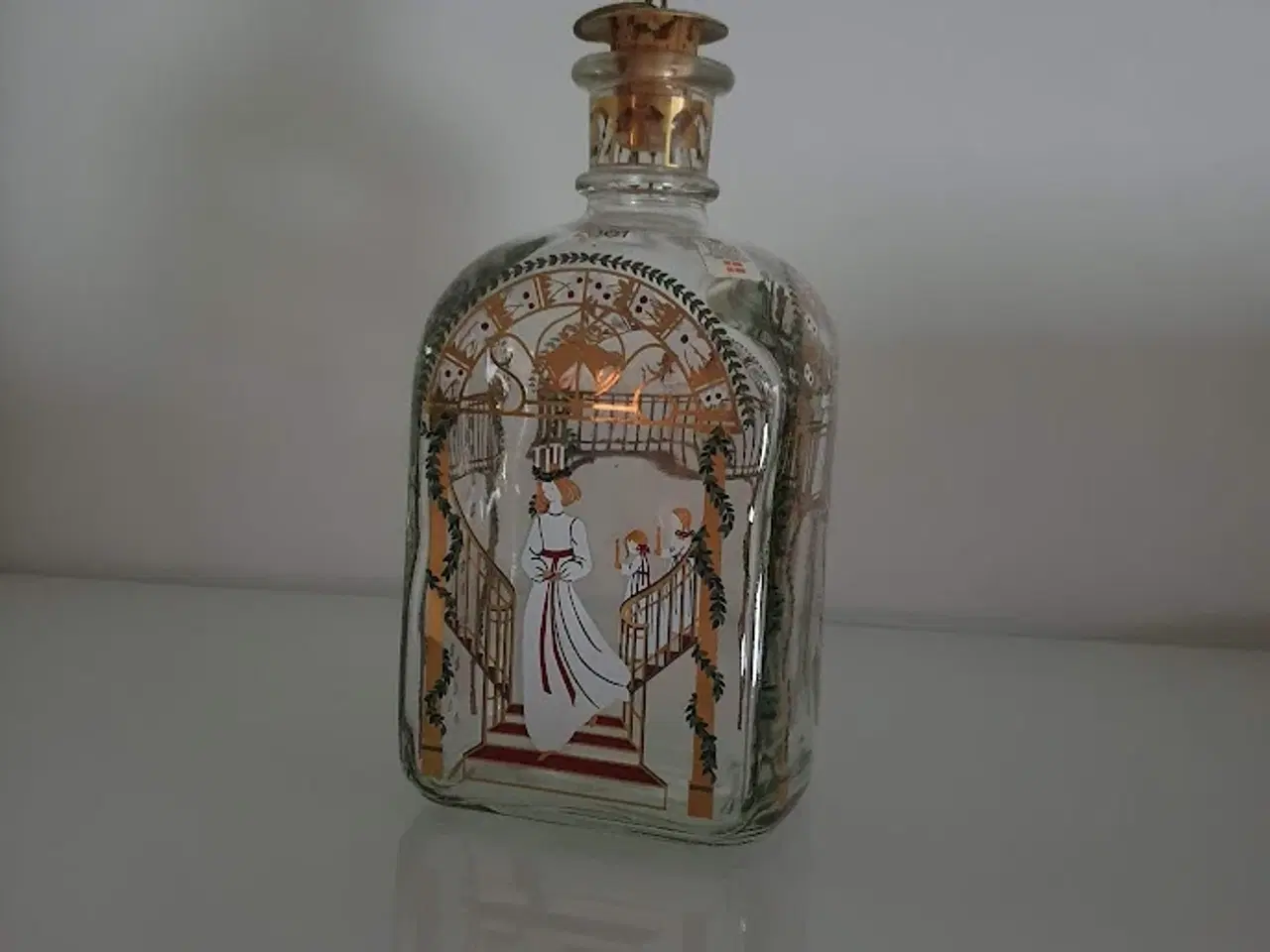 Billede 1 - Juleflaske 2001 - Holmegaard