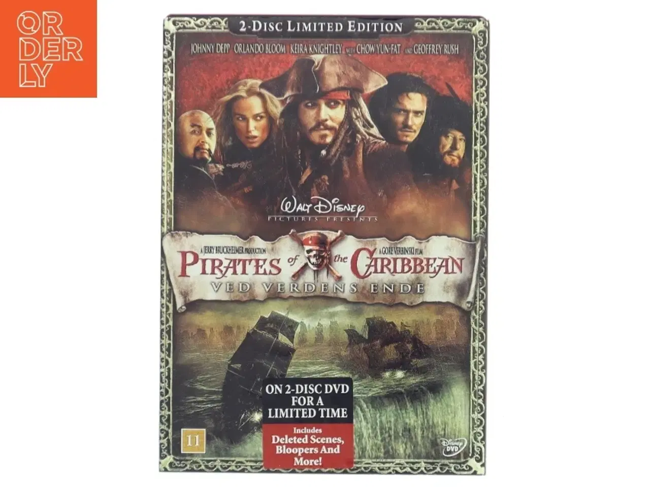 Billede 1 - Pirates of the Caribbean: at World's End (Pirates of the Caribbean 3: ved Verdens Ende) med Johnny Depp (DVD)