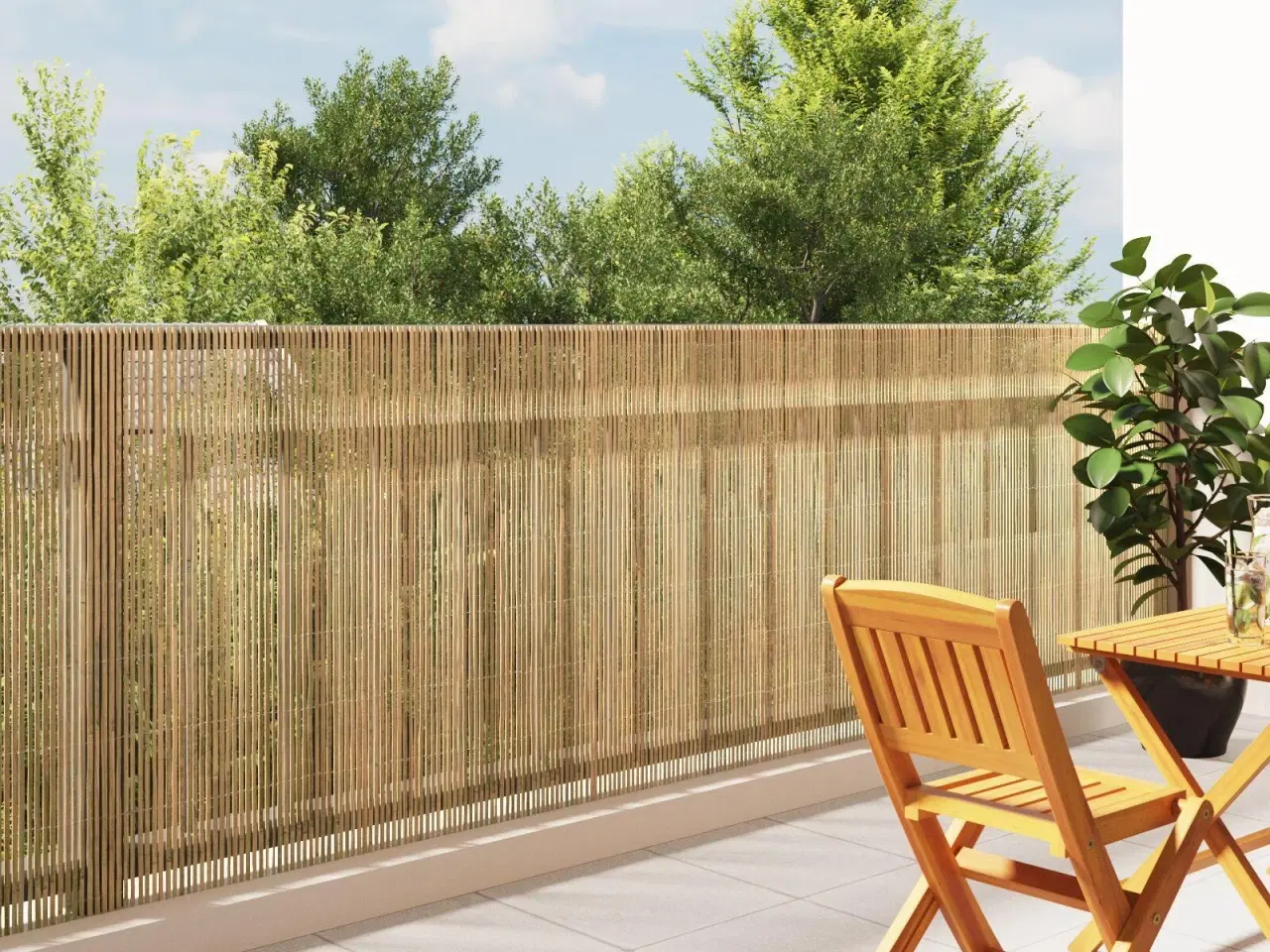 Billede 1 - Bambushegn 400x125 cm