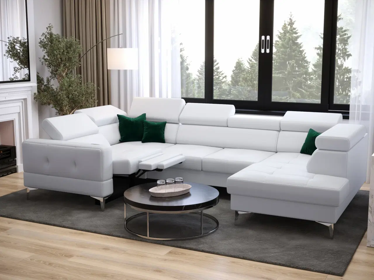 Billede 6 - TUTSEPI MAX I RELAX HJØRNESOFA MED SOVEFUNKTION 170x350x185 CM