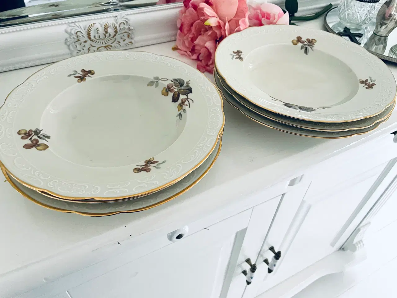 Billede 11 - Vintage dybe tallerkner 6 stk med patina