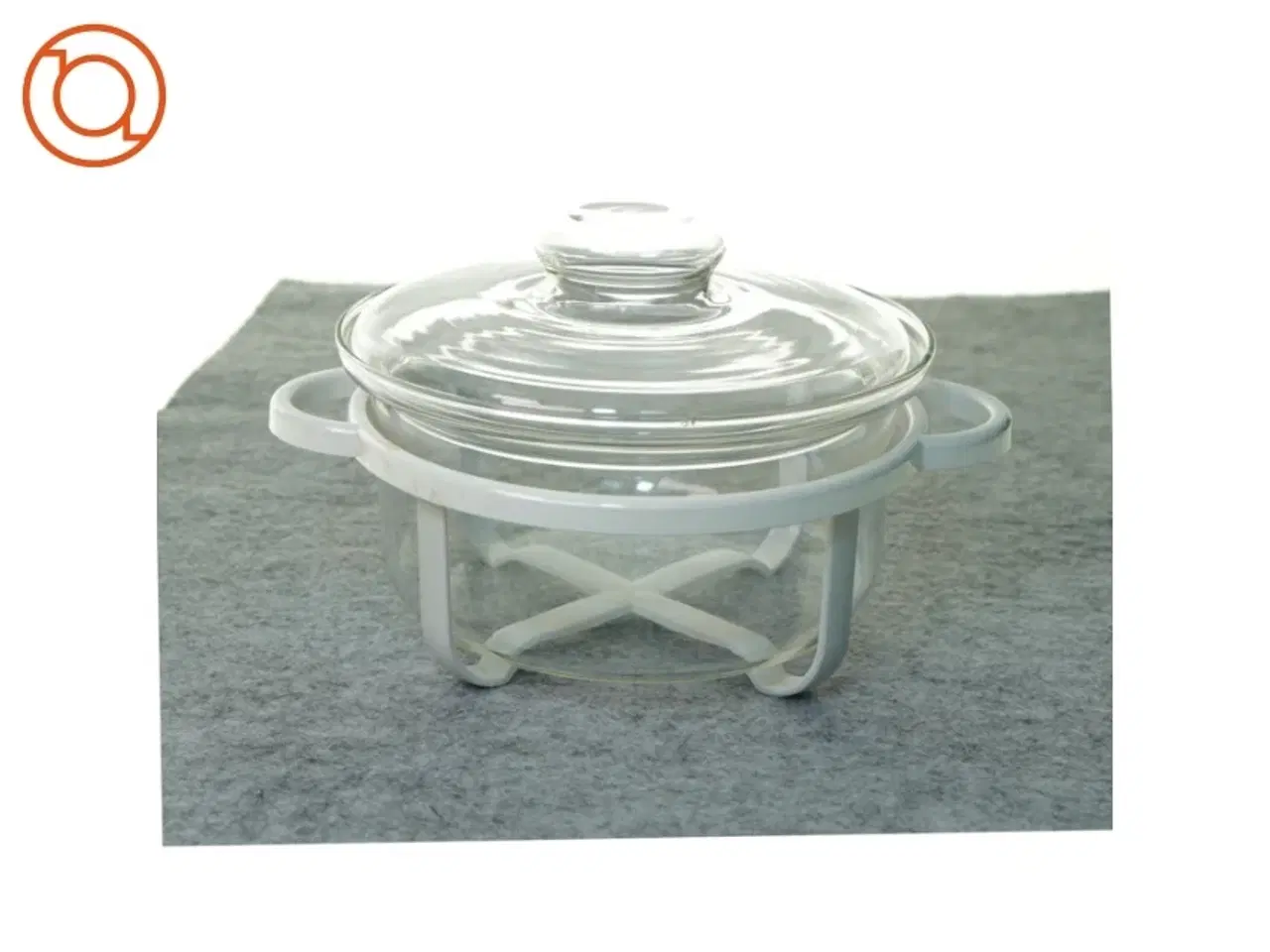 Billede 1 - Bodum Ovnfast Skål i glas med stativ (str. 17 x 13 cm)