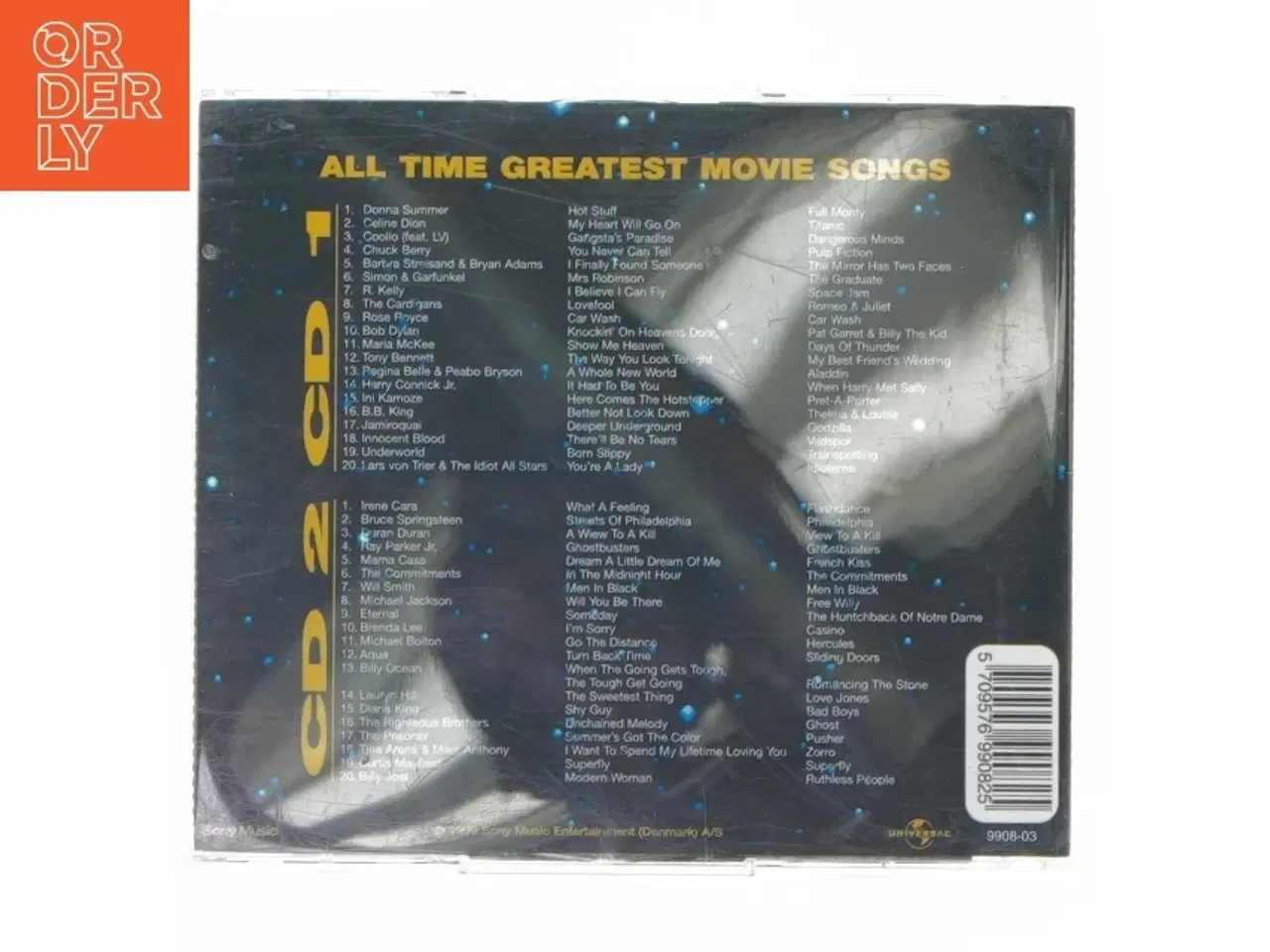 Billede 3 - Dobbel CD album med filmsange fra Sony Music