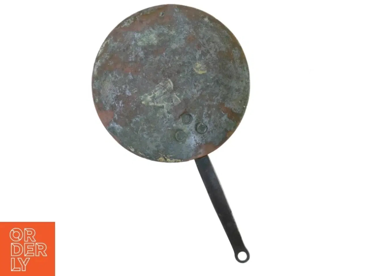 Billede 2 - Flad kobber pande (str. 48 x 28 cm)