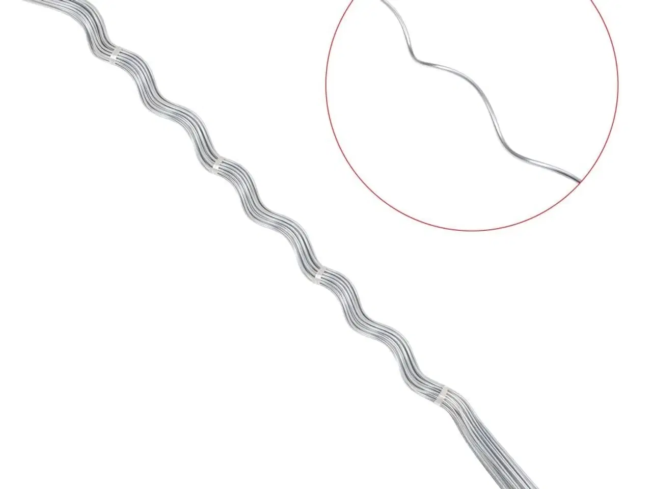 Billede 2 - Spiralformede plantestøtter 20 stk. 170 cm galvaniseret stål