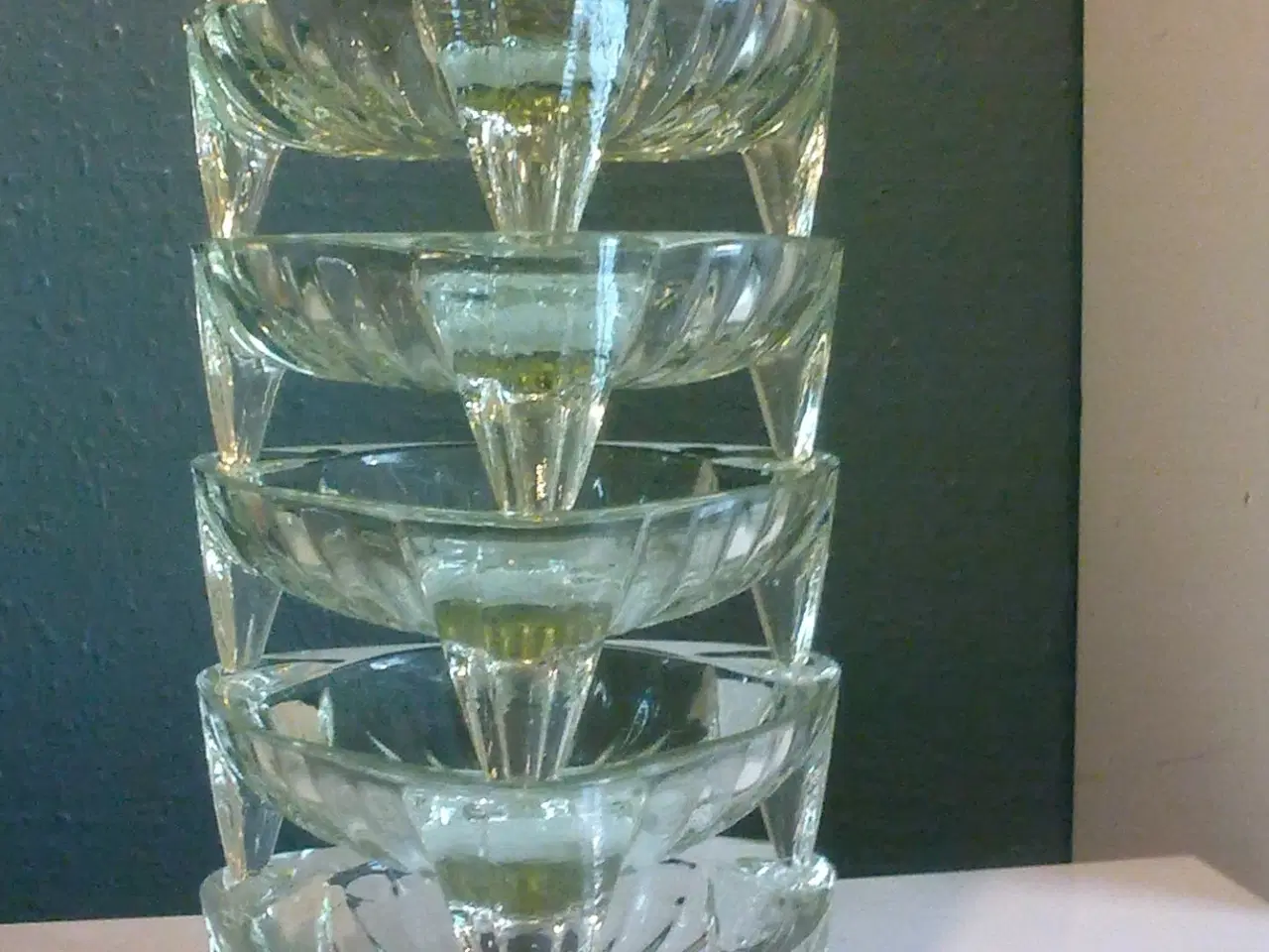 Billede 13 - Art Deco NIMBUS glasskål asiet på tre ben