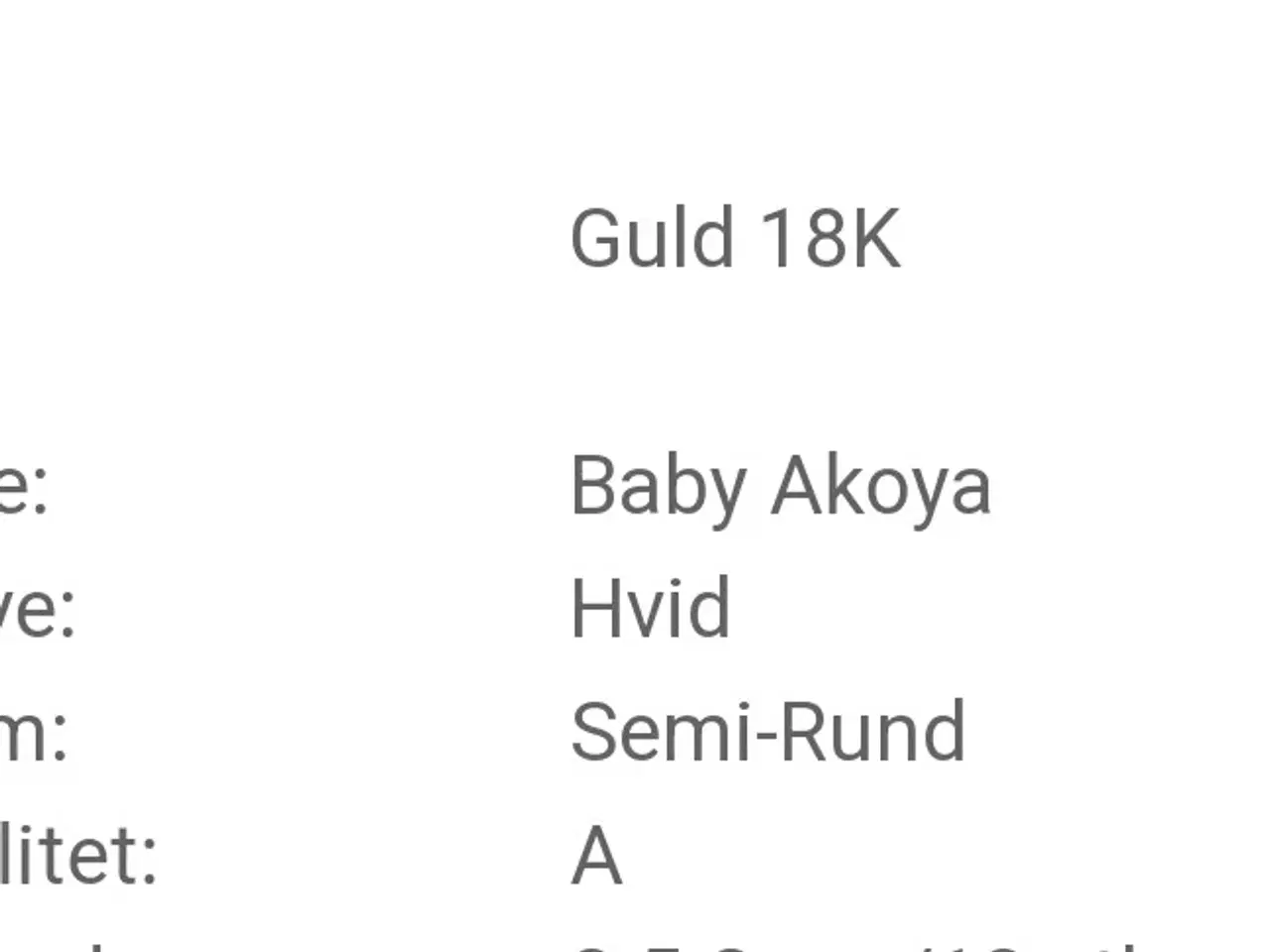 Billede 7 - Guld og perle øreskruer 