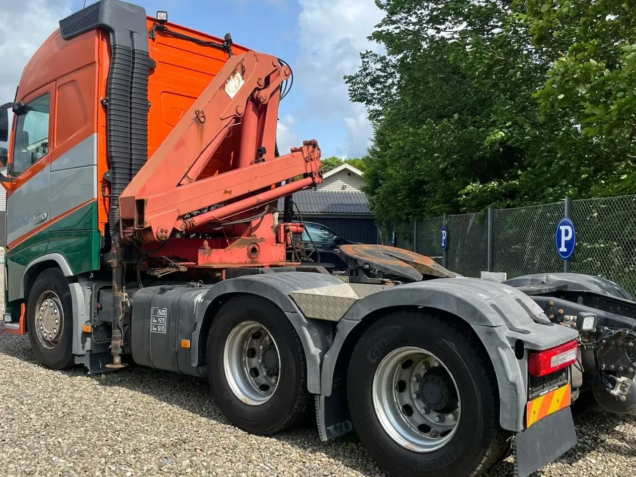Billede 7 - Volvo FH 500 6x4 med tandemløft og aftagelig HMF 1150 kran+ 2 strengs hydraulik. Evt udlejning, ring og forhør