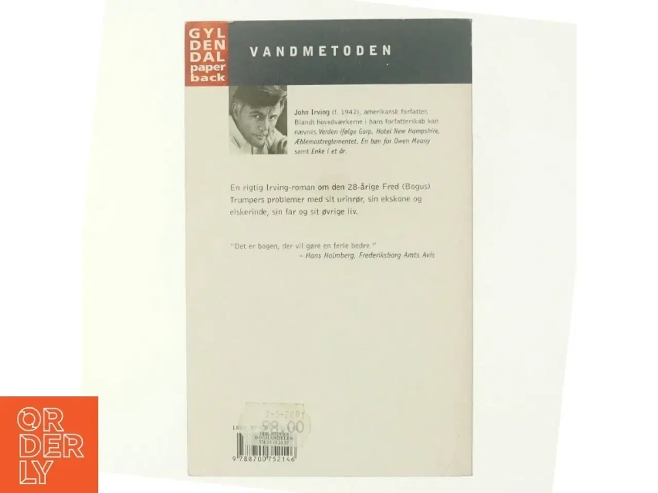 Billede 3 - Vandmetoden af John Irving (Bog)