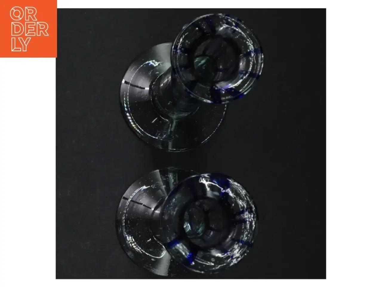 Billede 3 - Glas lysestager (str. H. 16 cm)