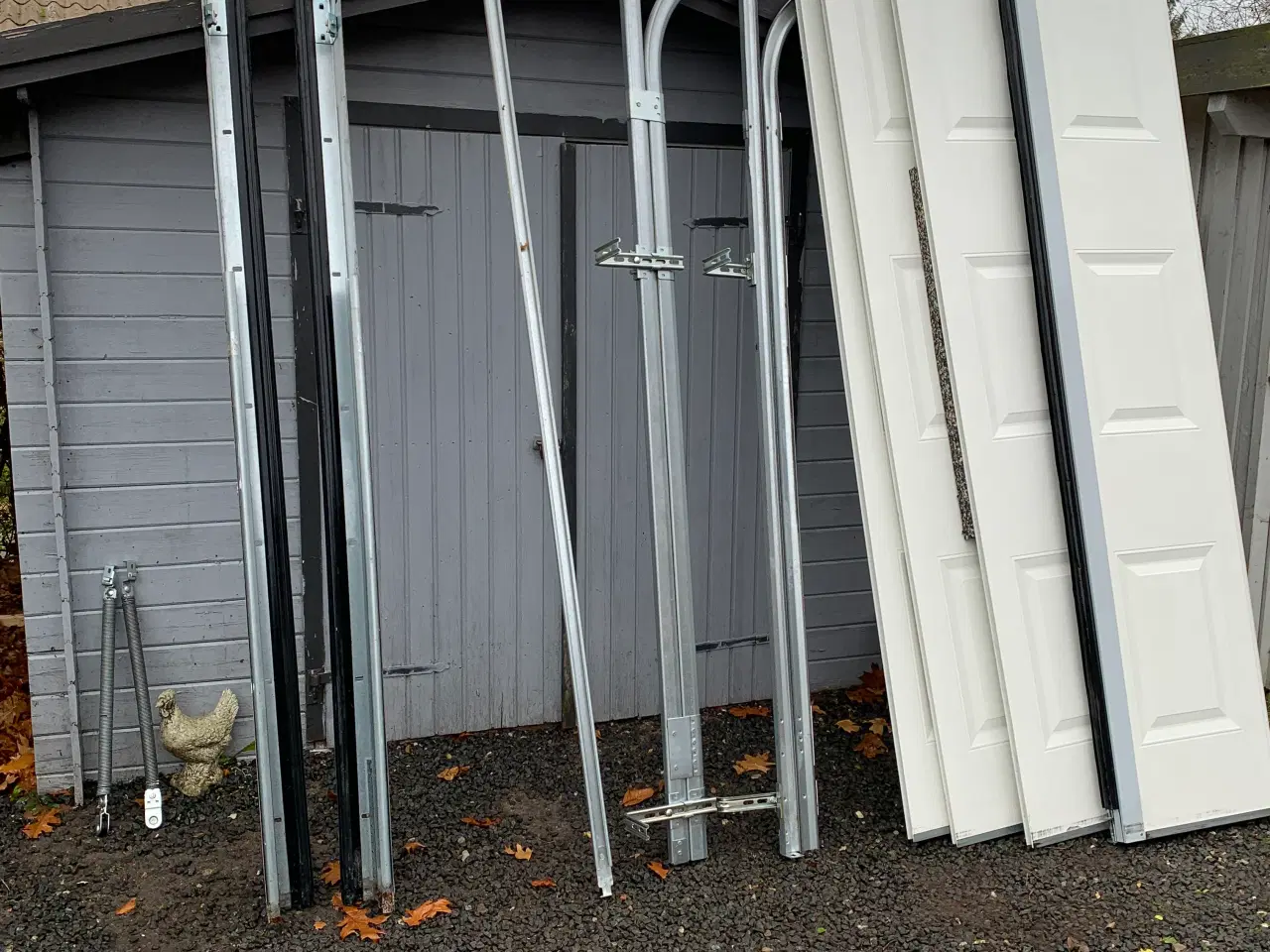 Billede 3 - Garageport med kassette mønster og motor