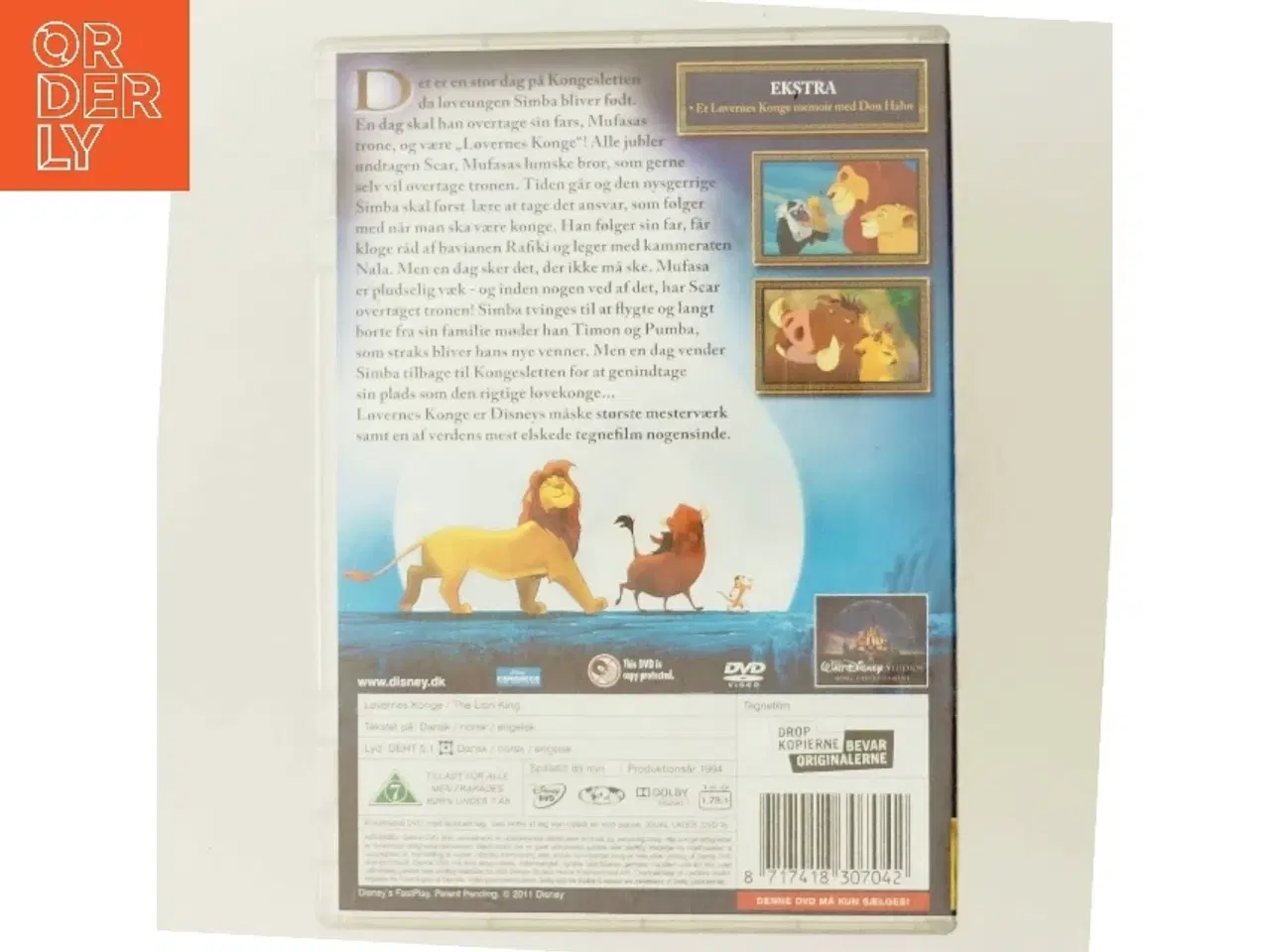 Billede 3 - Løvernes konge fra Walt Disney med Jonathan Taylor Thomas (DVD)