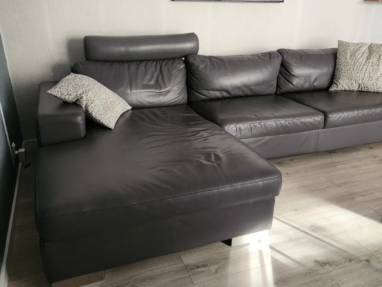 Billede 2 - Sofa med chaiselong 