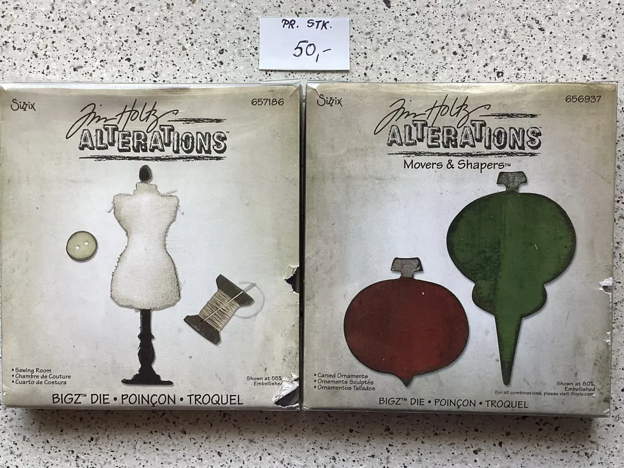 Billede 10 - Scrapbook dies, forskellige sæt, punch mm.  Fra