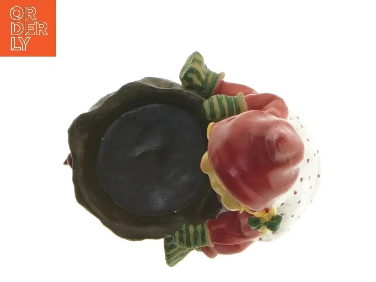 Billede 6 - Nissefigur med sæk (str. 11,5x10 cm)