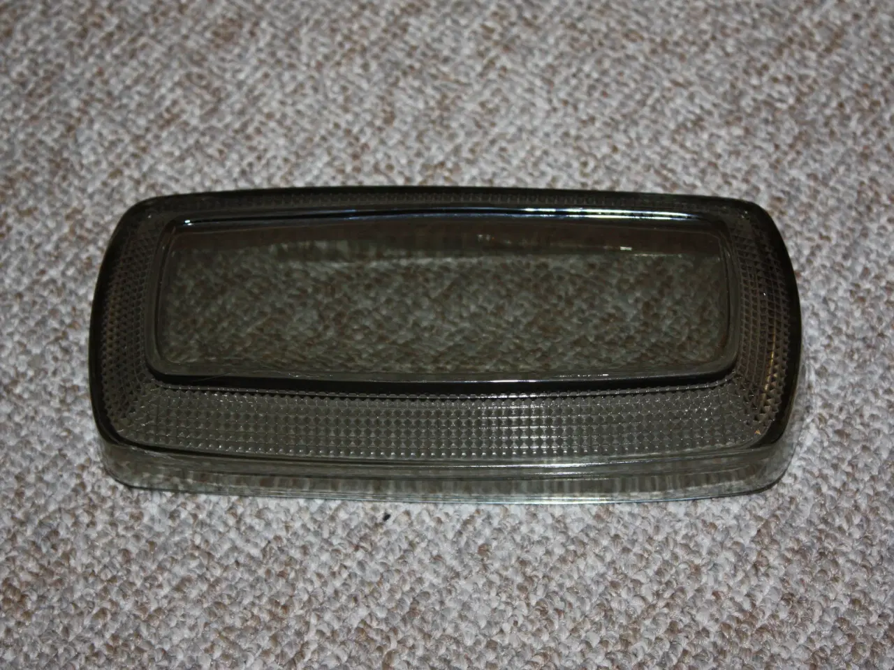 Billede 4 - Grå glas skål 20,5 cm x 9,5 cm