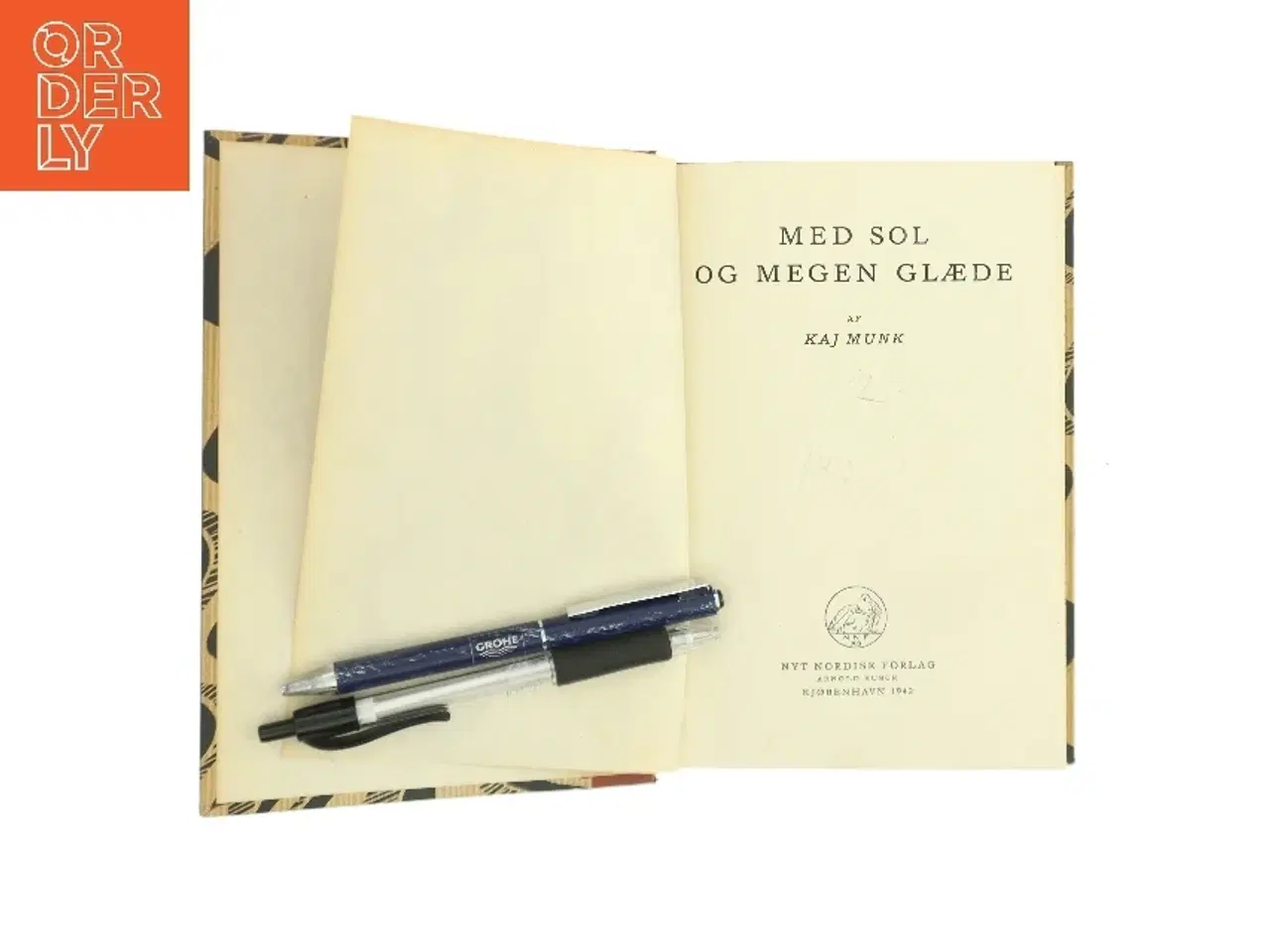 Billede 2 - Med sol og megen glæde af Kaj Munk (Bog)