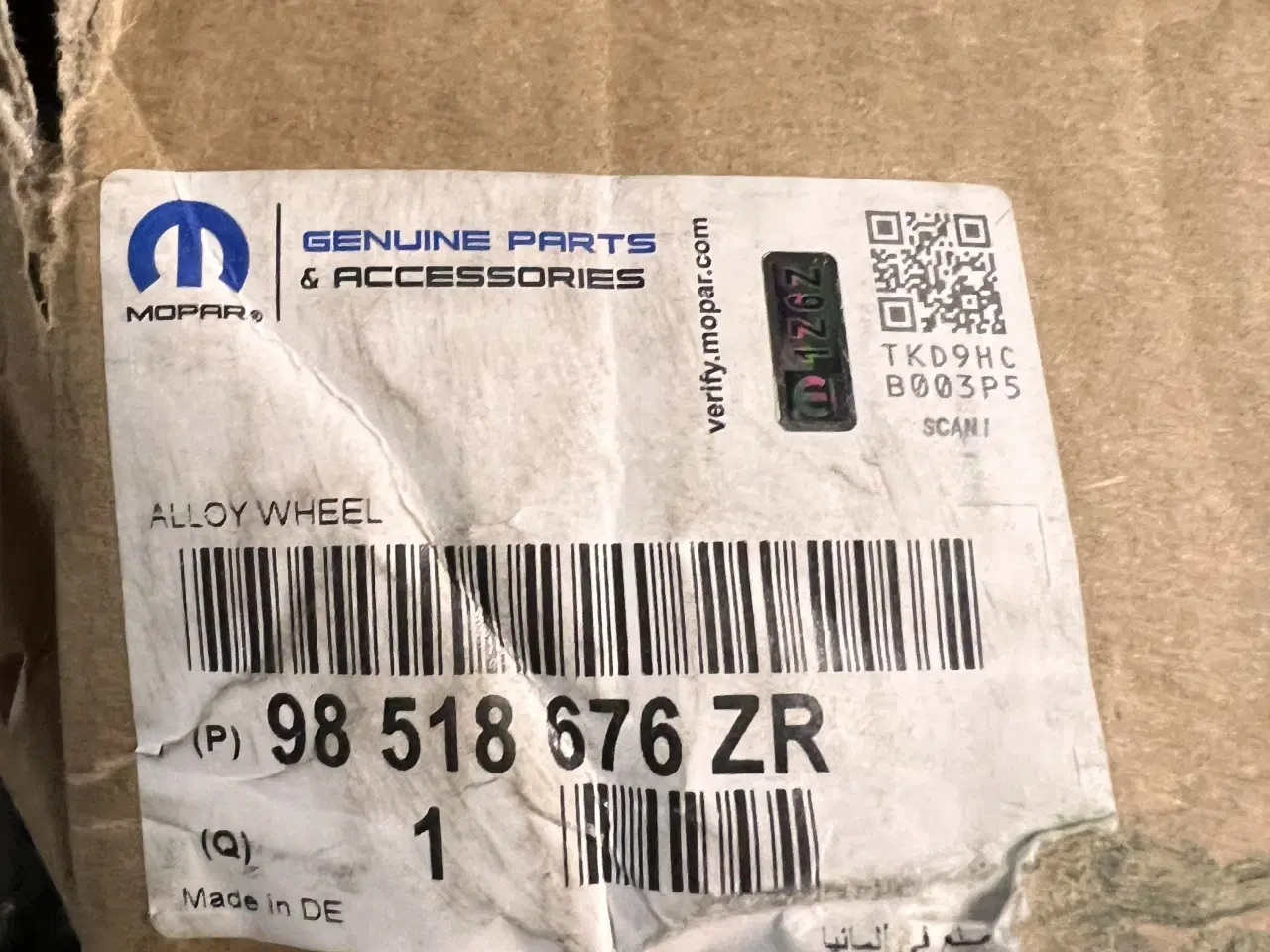 Billede 3 - Opel grandland 20” org fælge