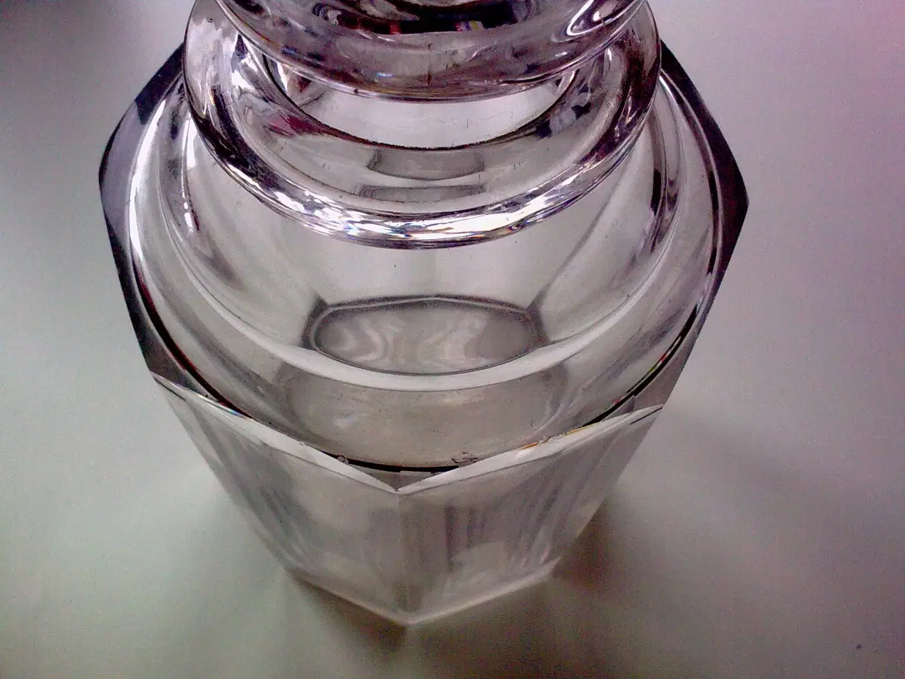 Billede 13 - Glas blomsterpotte fra gamle dage