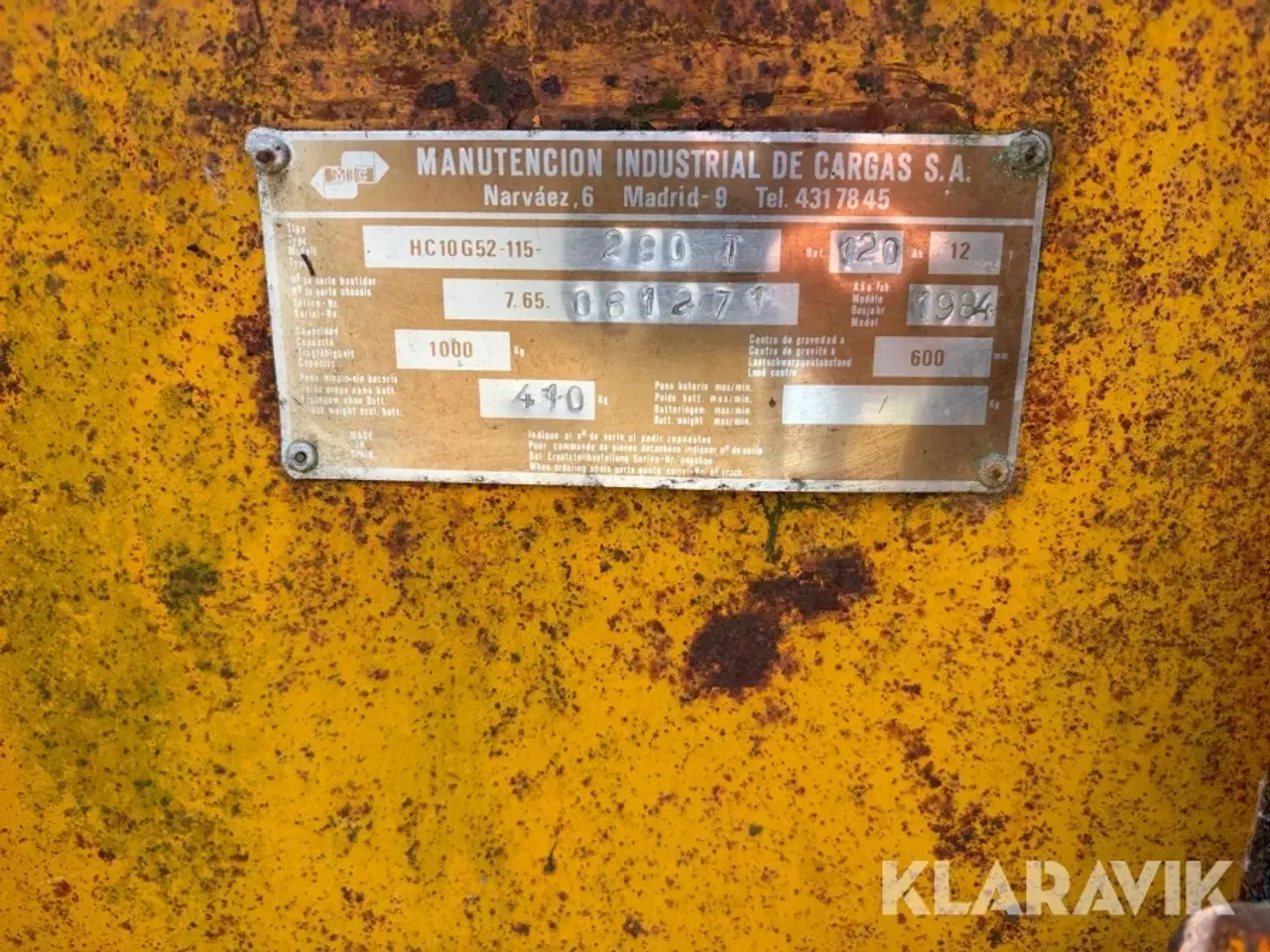 Billede 5 - Palleløfter / stabler Jungheinrich 280 T