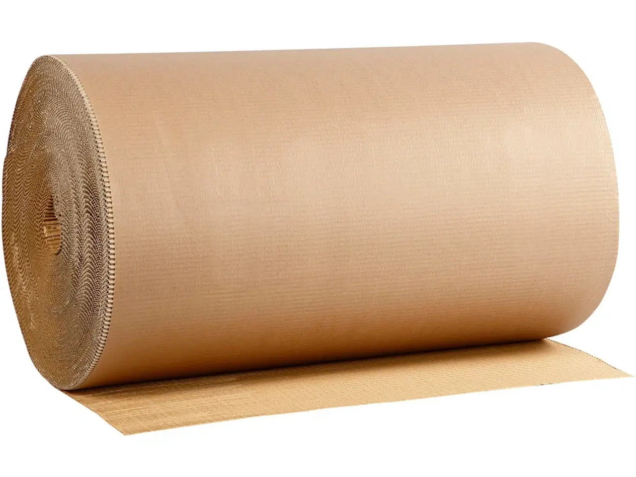 Billede 1 - Bølgepap 70 cm x 70 m - Stærk og alsidig emballage