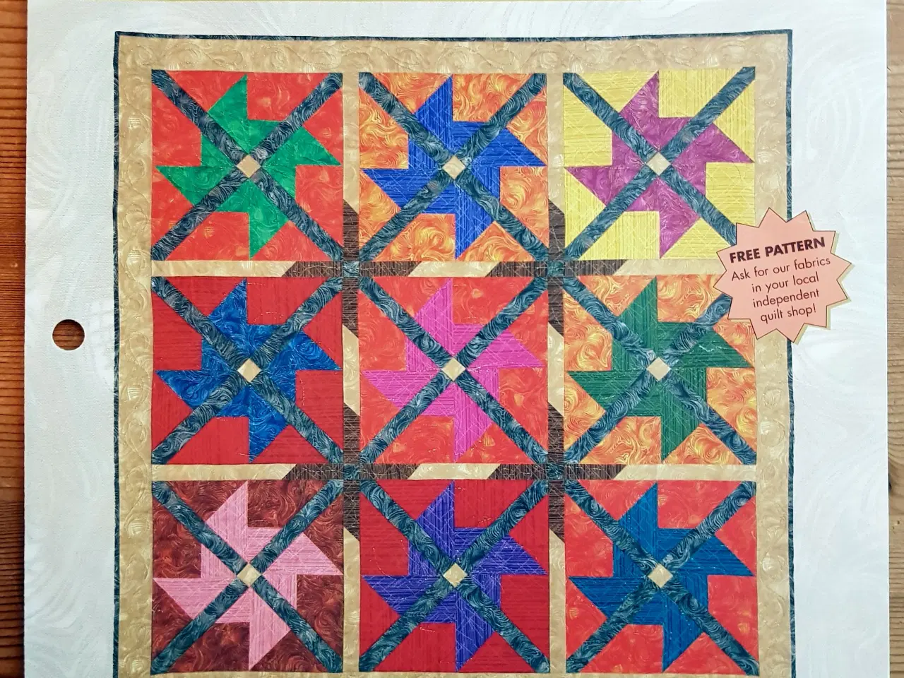 Billede 7 - Originale patchworkmønstre til tæpper og puder