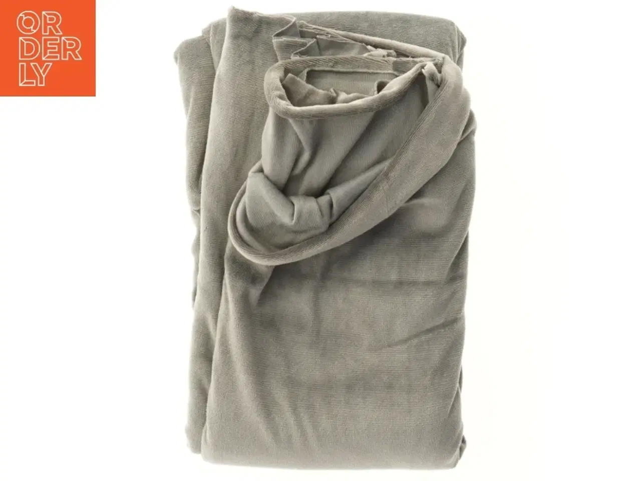 Billede 3 - Grå velour (str. 150x150 cm)