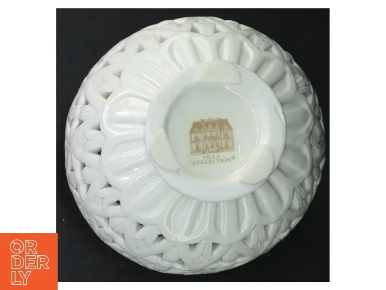 Billede 5 - Dekorativ porcelæns krukke/skål med låg fra Villa Collection (str. 15 cm)