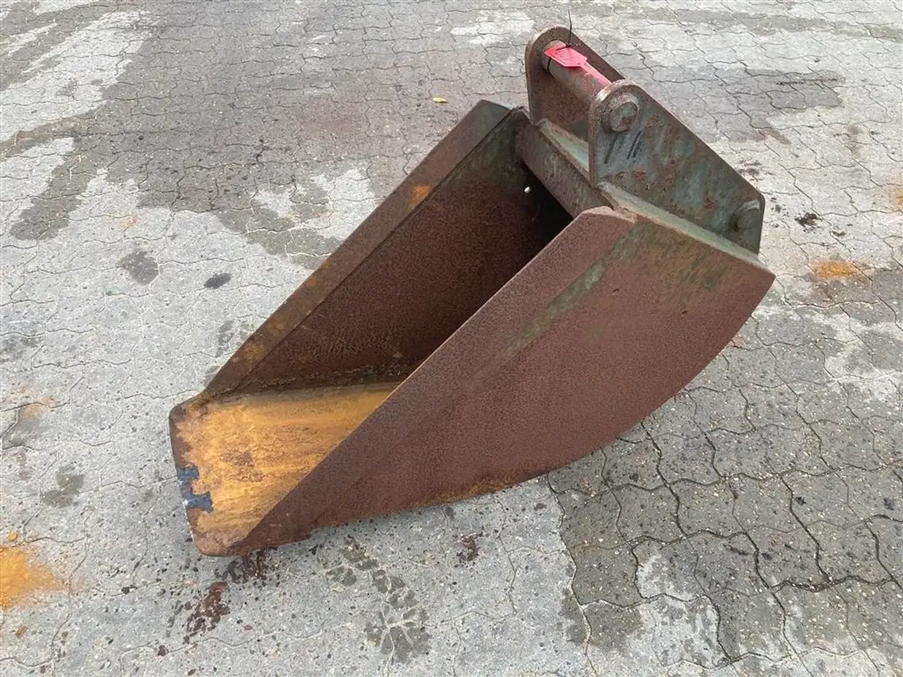 Billede 3 - - - - 35 cm skovl med skær passer til JCB skift