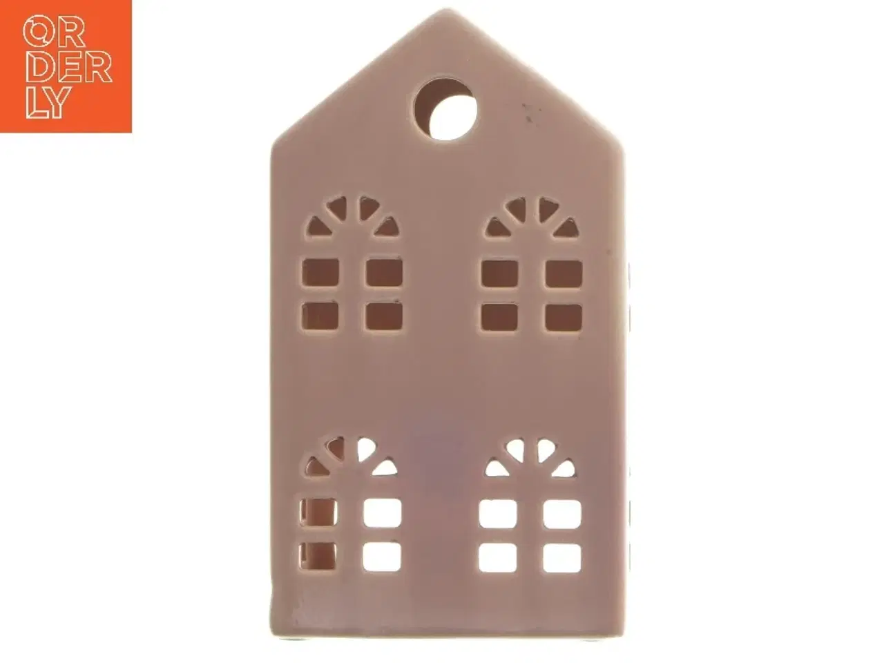 Billede 1 - Keramik lysehus (str. 15x8,5x8,5 cm)