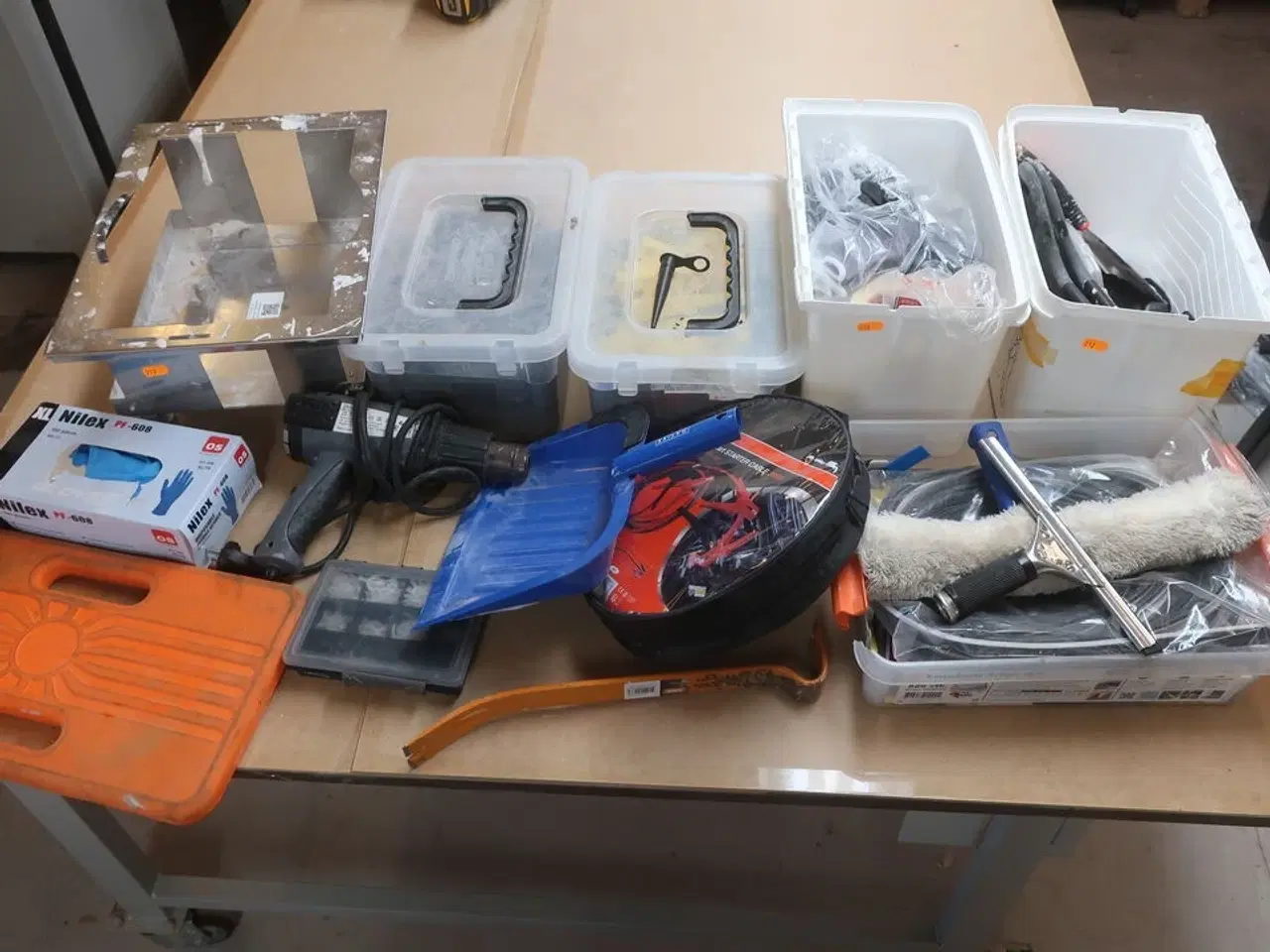 Billede 1 - Kiler, værktøj, spandevogn m.m.