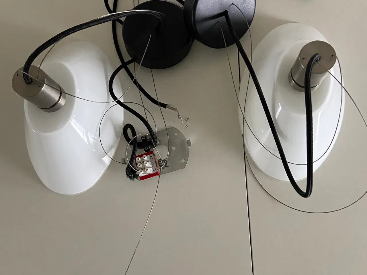 Billede 1 - Pendler med glasskærme.