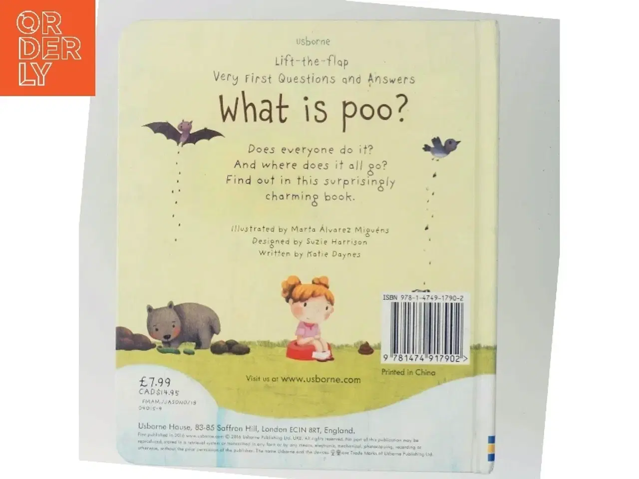 Billede 3 - Very First Lift-The-flap Questions and Answers What Is Poo? af Katie Daynes (Bog)