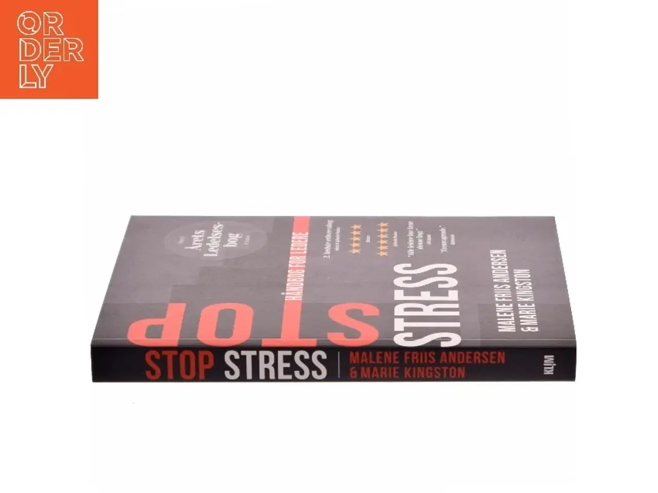 Billede 2 - Stop stress : håndbog for ledere af Marie Kingston (Bog)