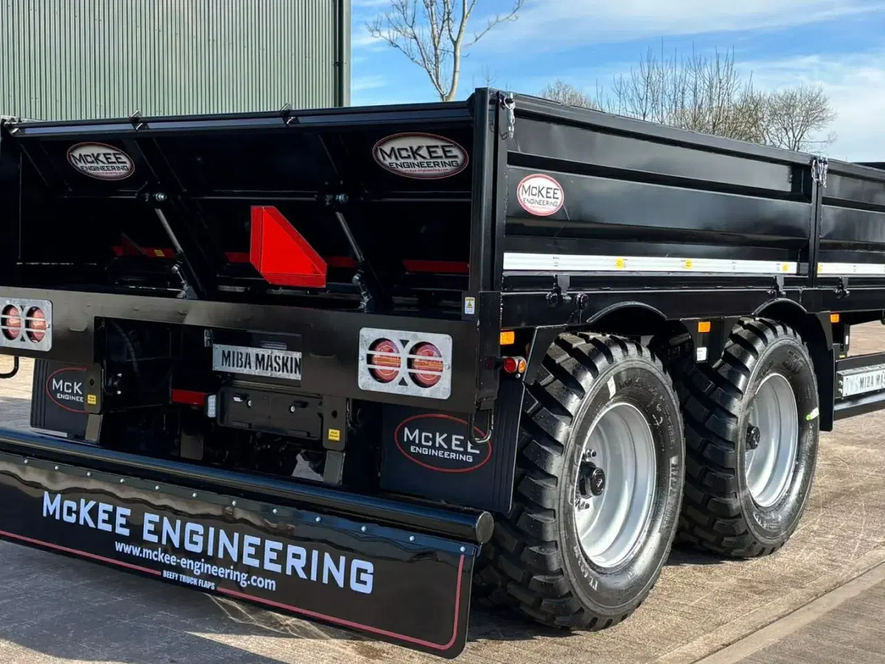 Billede 14 - McKee 16T entrepenørvogn med nedfoldbare sider