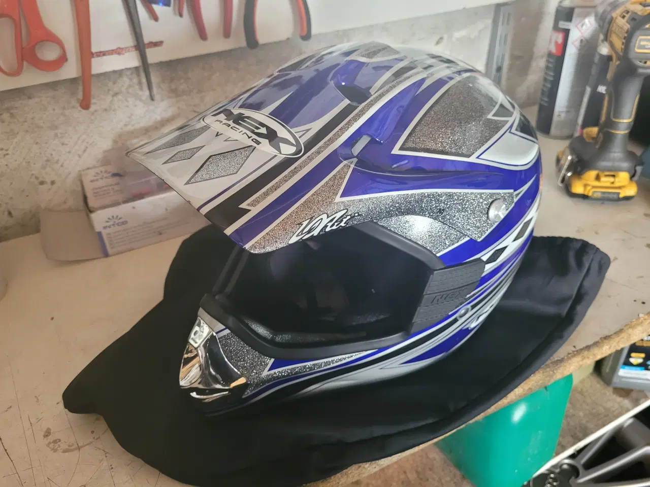 Billede 3 - NEX Racing Cross hjelm